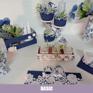 Basic Table – Blue & White