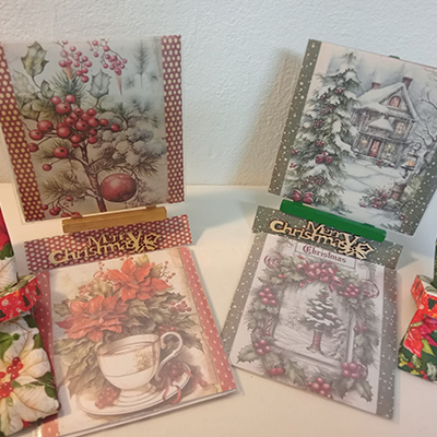 Christmas Coaster Card Pack 1 cropped
